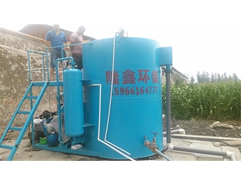 濟南某生物科技有限公司污水處理現場