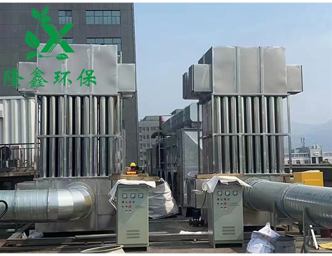 濕電廢氣處理設備安裝現(xiàn)場