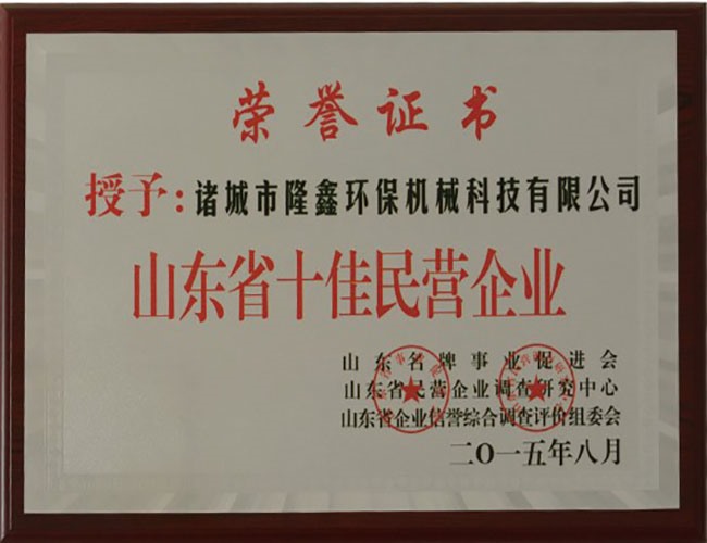 十佳民營企業(yè)